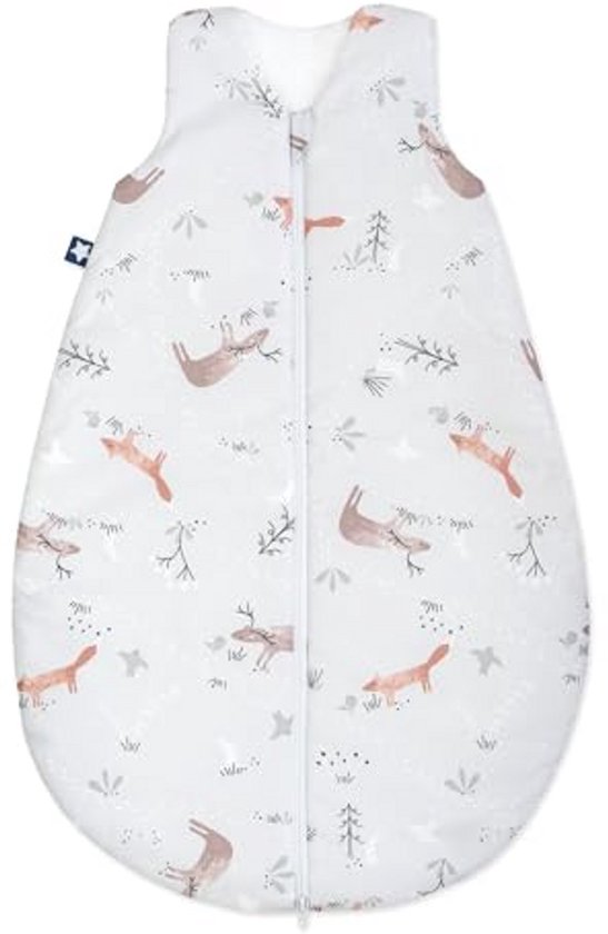 Julius Zöllner All-Year Baby Sleeping Bag 100% Cotton Size 90 12-24 Months Standard 100 by Oeko-TexEX Made in Germany Mountain Bear