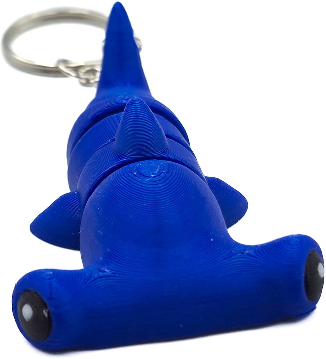 Haai Sleutelhanger - 3D flexi Hammerhaai - Zee dieren - Cosmetalic - Schattige sleutelhanger - cadeau tip - Kawaii bagcharm - Oceaan