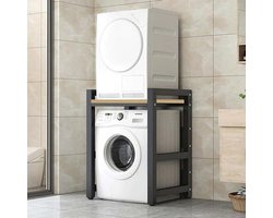 Ruimtebesparende Wasmachine- en Droogkast met Verstelbare Hoogte