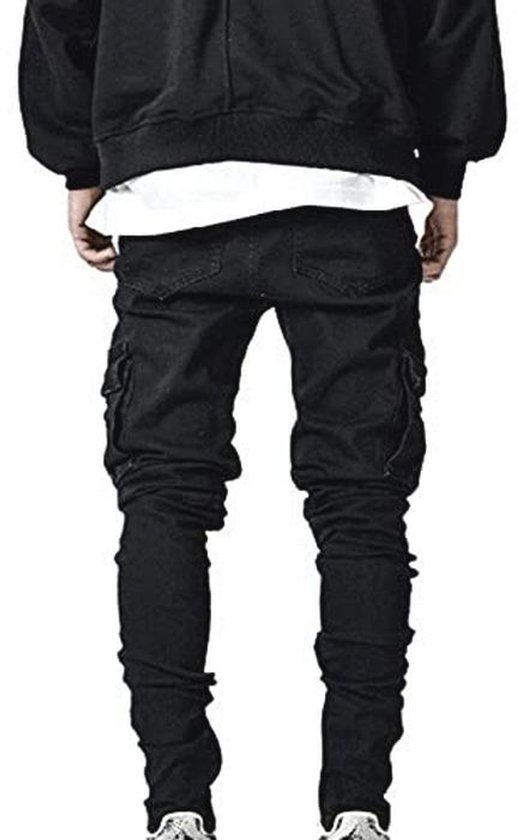 Slim Fit Heren Jeans in Denim Kleur - Comfortabele Broeken Voor Elke Gelegenheid — afbeelding 3