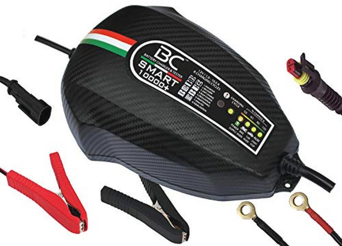 Intelligente Acculader en Onderhoudslader voor 12V Lood-zuuraccu's – 10A & 1A