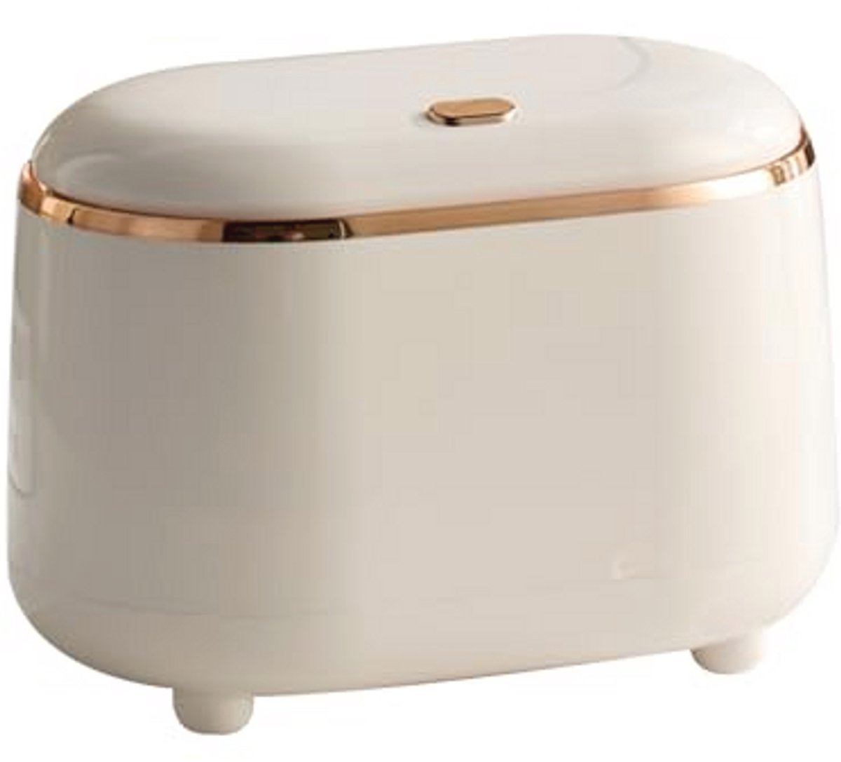 Mini Tafel Prullenbak met Deksel voor Slaapkamer, Badkamer en Kantoor