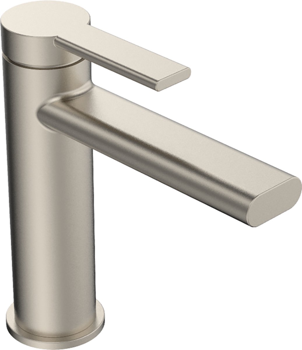 Wastafelkraan Rondo by FuturBath mengkraan geborsteld nikkel H-16cm