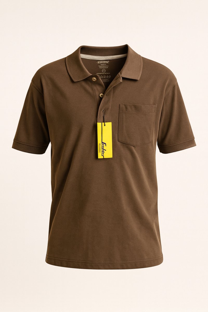 Werkpolo Snickers Workwear – Classic Polo Shirt 2708 – Maat L – Kleur 13 Chocolate (donkerbruin) – Duurzaam, ademend en comfortabel werkkleding shirt voor dagelijks gebruik