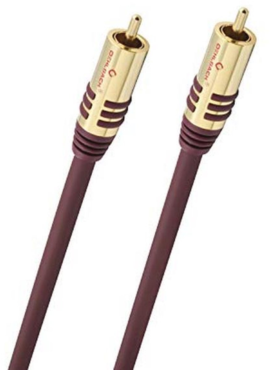 Subwoofer RCA-kabel - 5 m - OFC - Flexibel en Duurzaam