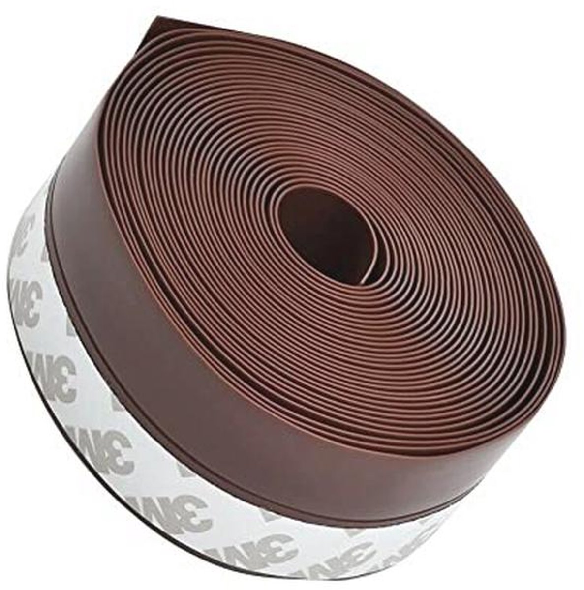 Draught Excluder voor Deuren en Raamkozijnen - 3 m lang, 35 mm breed, Bruin