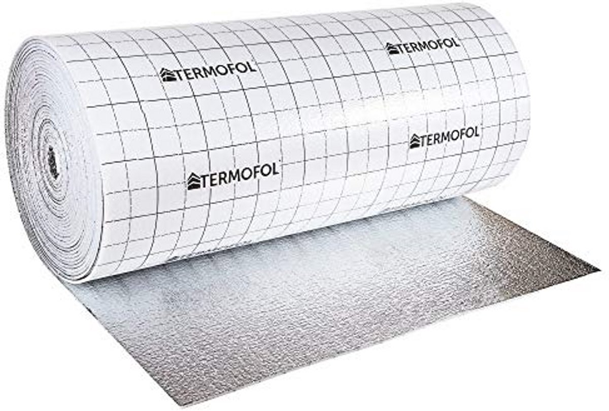 Reflecterende schuimisolatie voor thermische en geluidsabsorptie - 3 mm of 5 mm dik - perfect voor vloeren, daken en garagedeuren