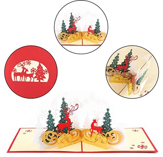Tarjeta Pop-Up 3D de diseño especial, tarjeta de felicitación de feliz cumpleaño
