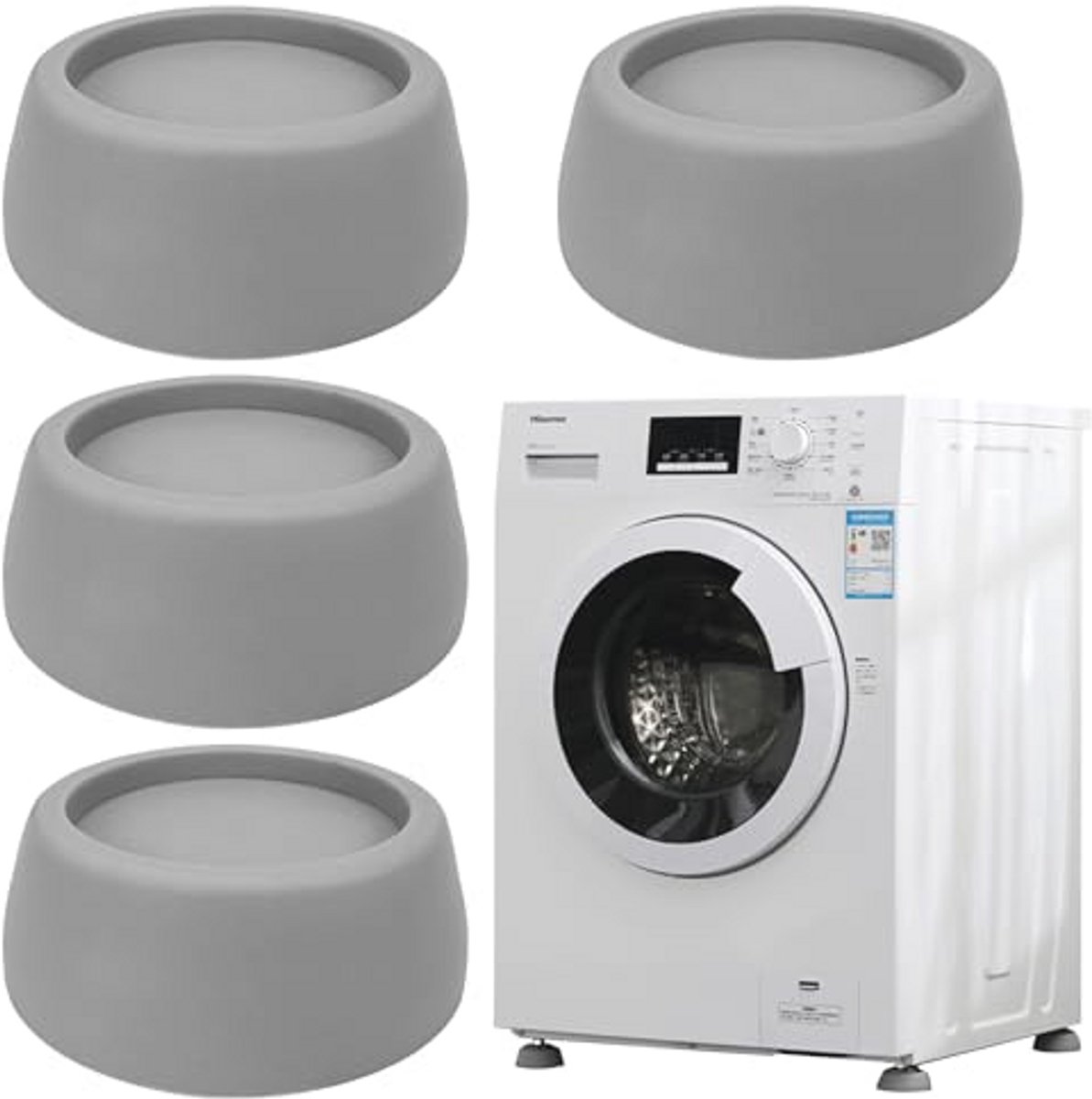 Anti-vibratie pads voor wasmachine - 4 stuks, universel
