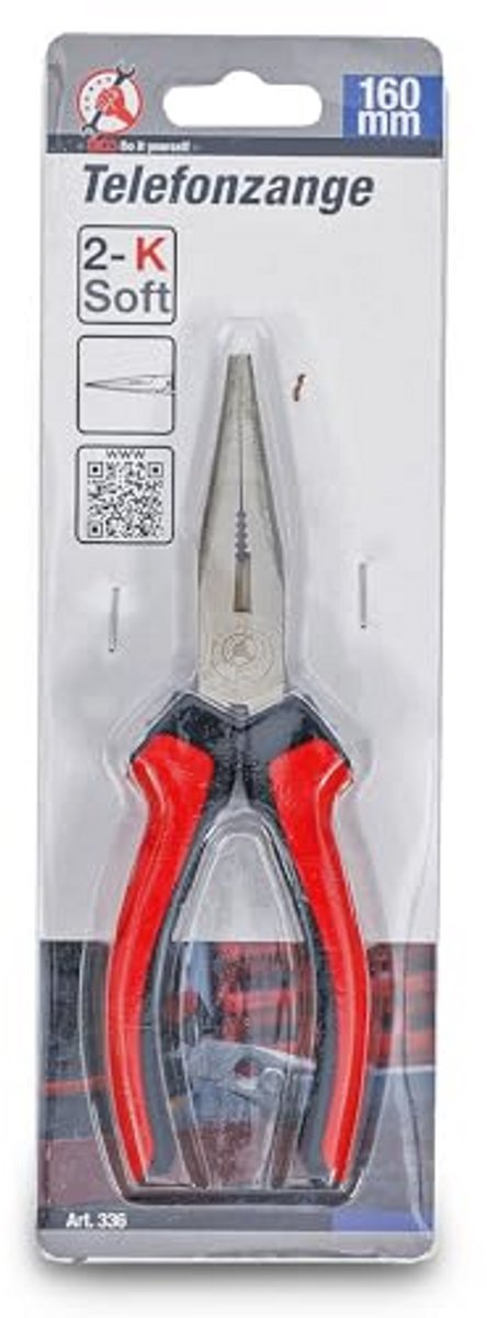 Telefoontang 160 mm - Rechte Grijptang voor DIY en Handgereedschap