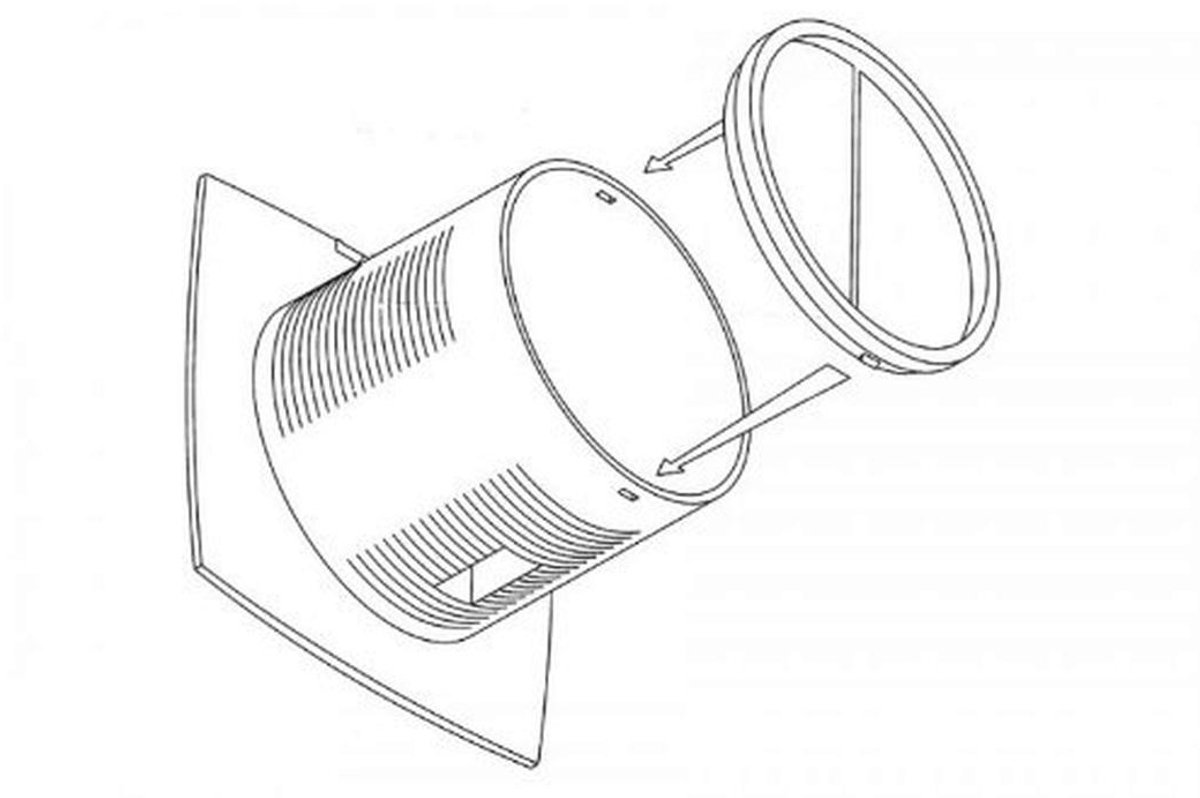 Ventilator met Timer en Glazen Front - Stille Luchtverplaatsing tot 115 m3/h