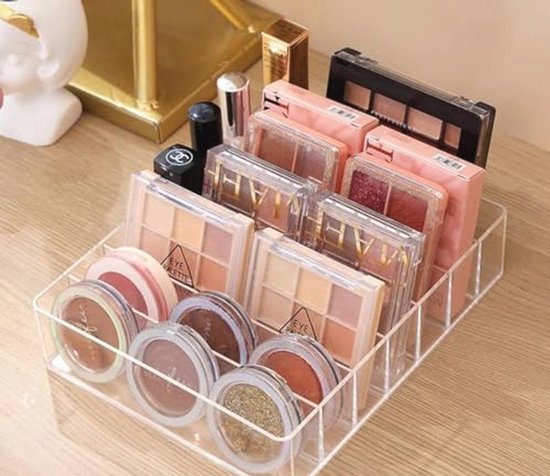 Make uptafel Organizer Met 7 Vakken Voor Oogschaduw En Lippenstift Bol make-uptafel-organizer-met-7-vakken-voor-oogschaduw-en-lippenstift-bol