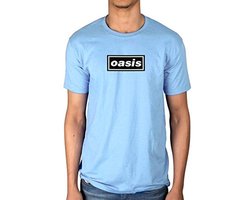 T-Shirt Official Classic Oasis Logo Definitely Maybe Alternative Rock Band