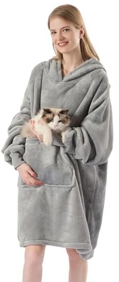 Draagbare Oversized Dekenhoody voor Elk Gelegenheid