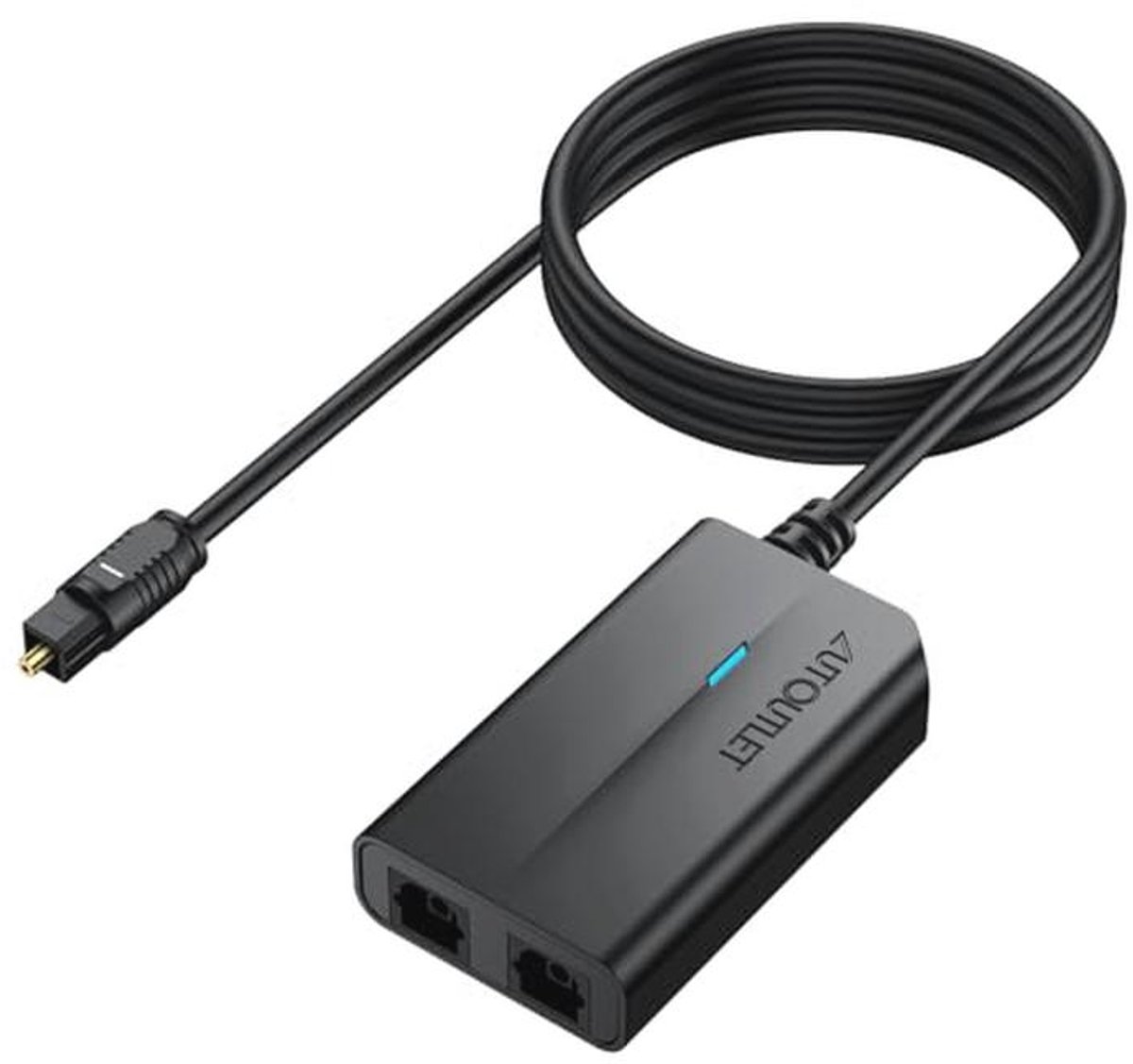 2-weg SPDIF Toslink optische digitale audio splitter