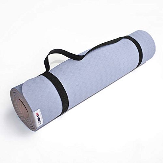 Yoga TPE Yogamat 6mm met Draagband — afbeelding 5