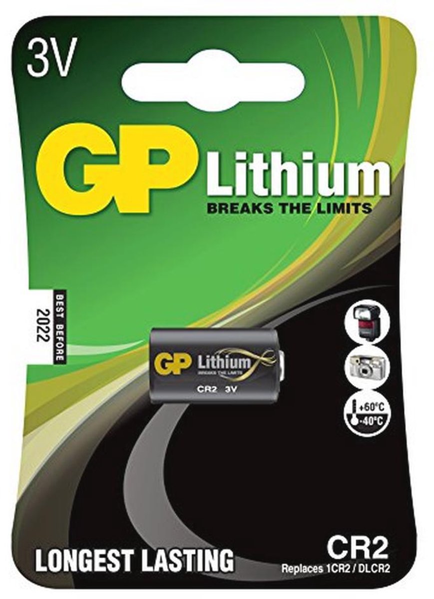 Lithium CR2 3V Batterij - Maximale Prestaties voor Al jouw Apparaten