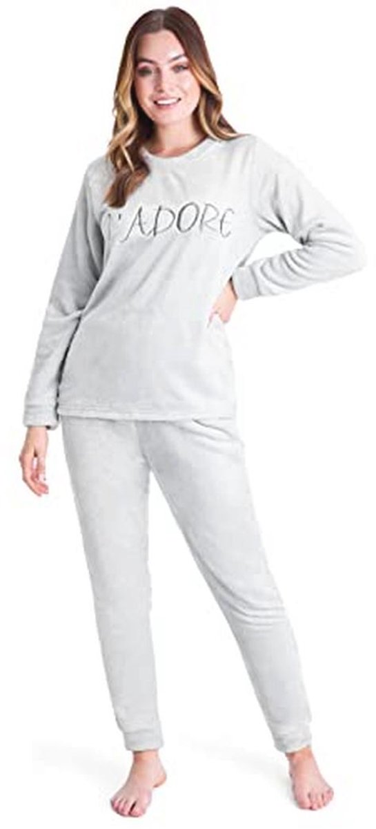 Comfortabele Dames Pyjamaset | Zachte en Warme Loungekleding voor Thuis