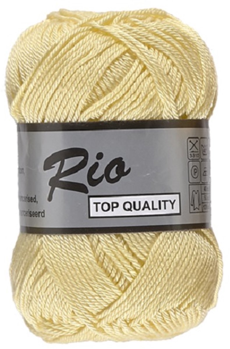 Lammy yarns Rio. No: 510 Haak of Brei garen-Katoen- 1 bol