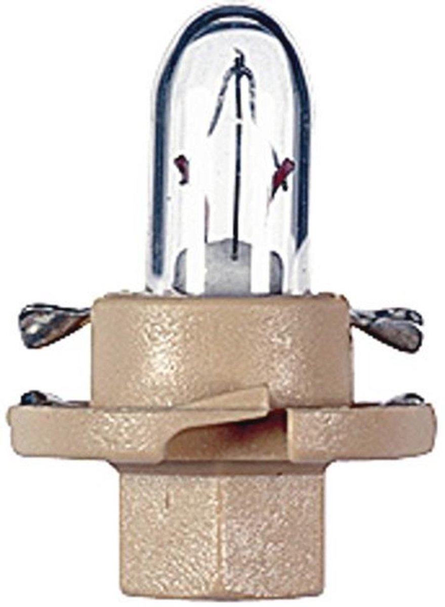 Gloeilamp 12V/1,5W met beige sokkel - 1 stuk
