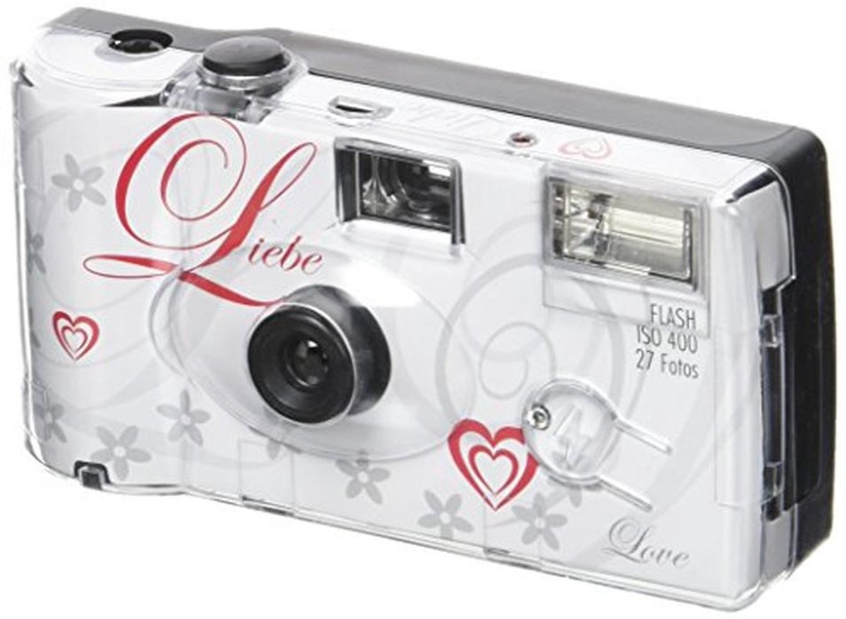 Cameraflitser voor eenmalig gebruik 400 27 Love Wit