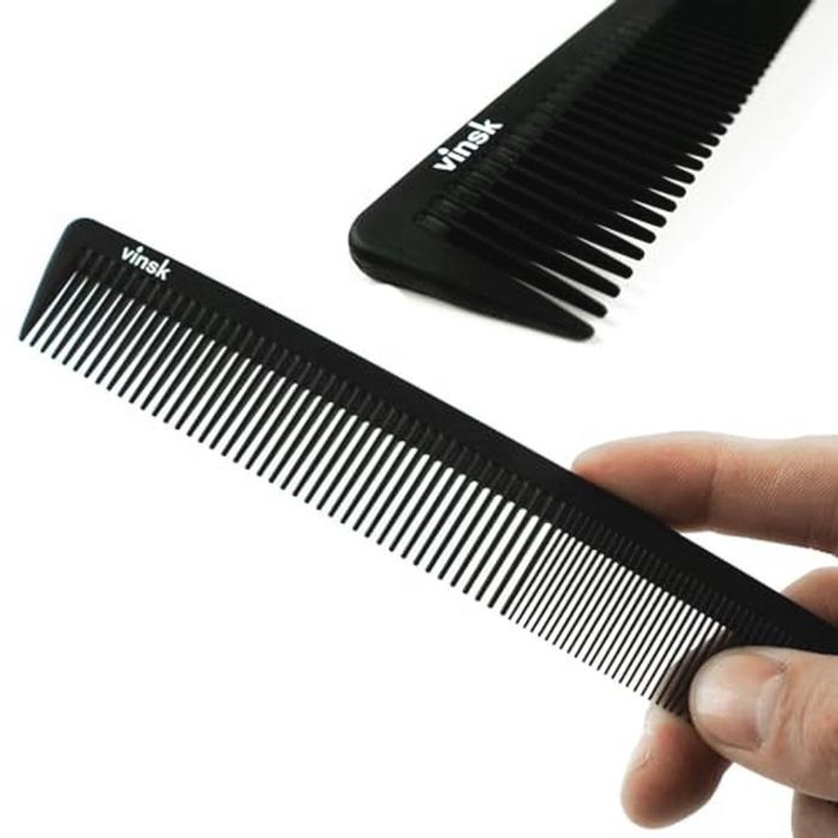 Carbon kam voor baard en haar - Antistatisch en breukvast - Voor perfecte haarstyling