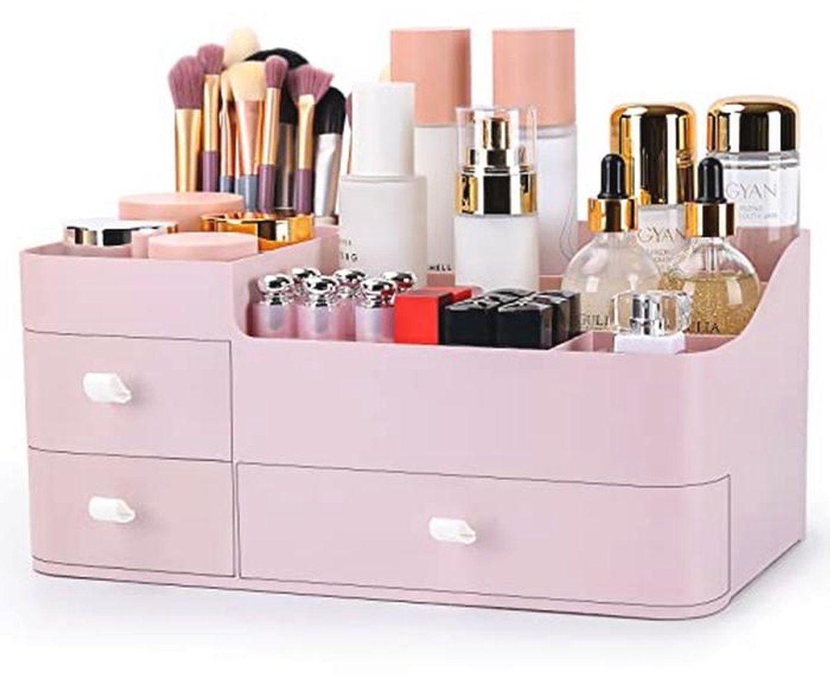 Make-up organizer met grote capaciteit voor badkamer en slaapkamer