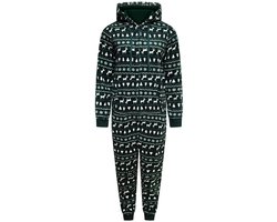 Kerst Onesie Noors Groen - Dames - Volwassenen - Onesies - Maat M