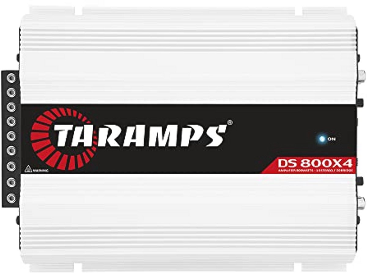 800 Watt RMS Auto Audio Versterker met 4 Kanalen