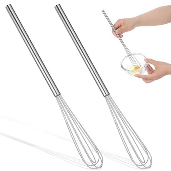 Kleine garde van roestvrij staal, handmixer, mini-garde voor kopjes