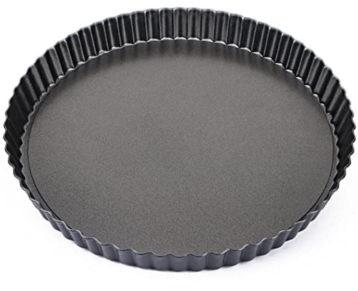 Taartpan 25 cm met verwijderbare bodem - Niet-stick Quiche Pan voor Taart en Cake
