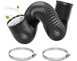 Flexibele Afvoerslang 150 mm - 3 meter Aluminium Ventilatiebuis voor Airconditioning en Wasdroger