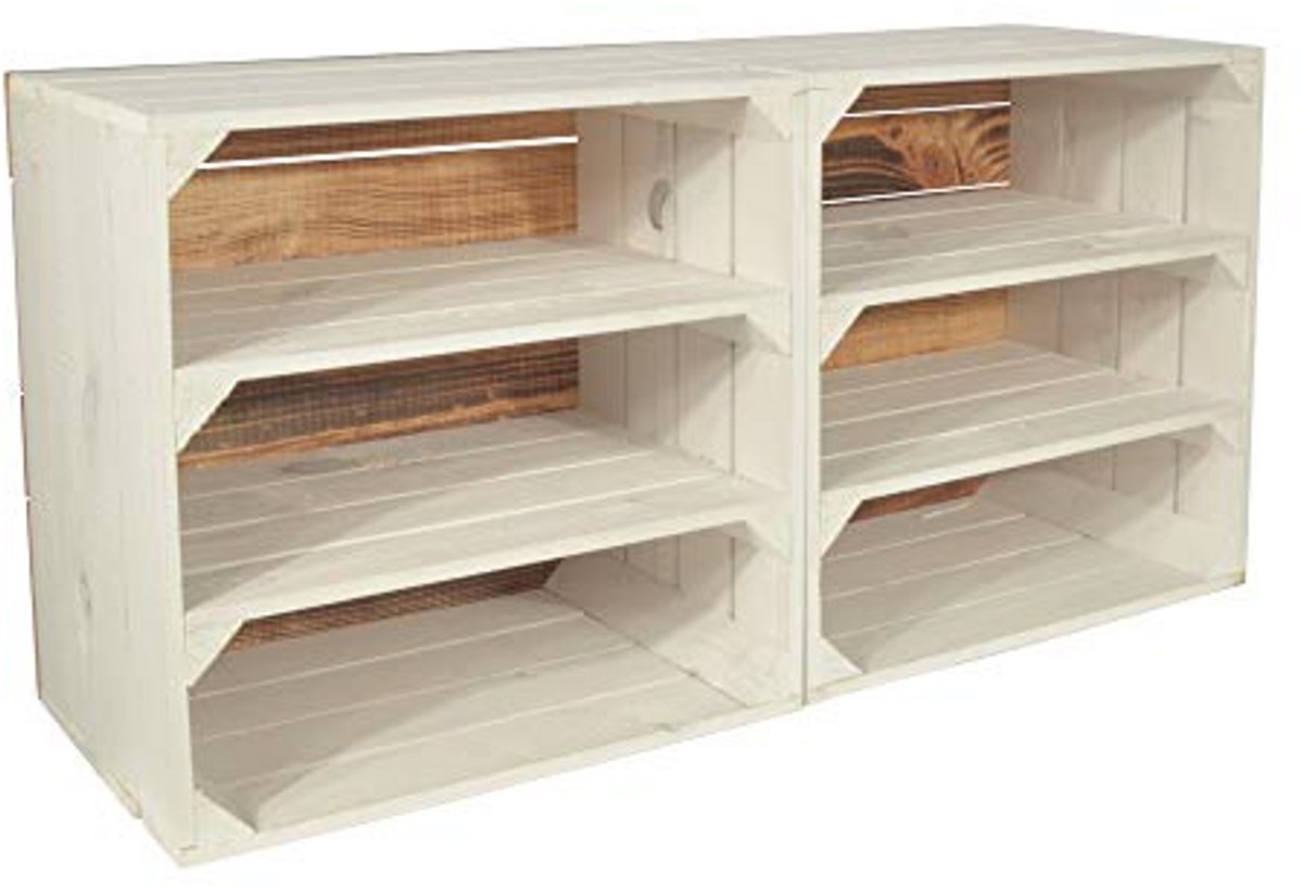 Elegante houten wijnrekken voor optimale opslag - Stapelbaar voor elke ruimte