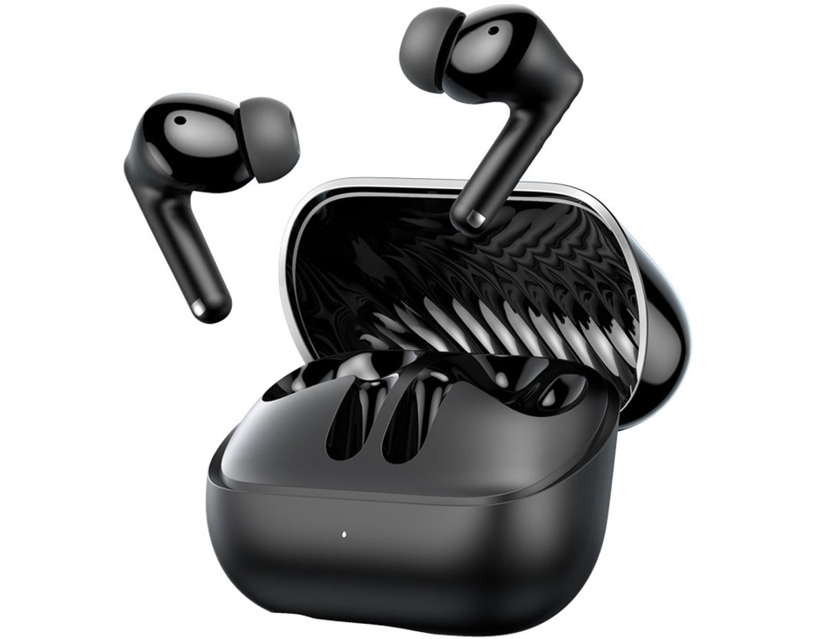 oraimo SpaceBuds Neo+ – Draadloze oordopjes met actieve ruisonderdrukking (ANC), 30 uur speeltijd, Sound360 en IPX4 – Zwart