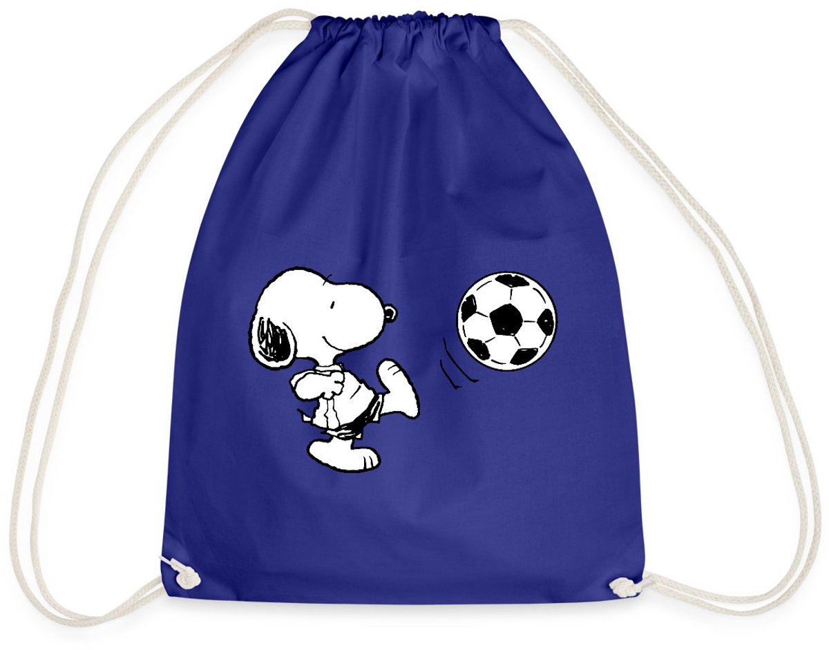 Peanuts Snoopy Voetballer Gymtas