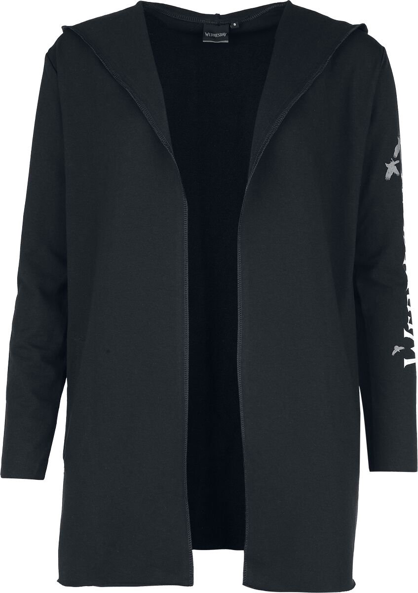 Wednesday Chaos Dames Cardigan - zwart - L