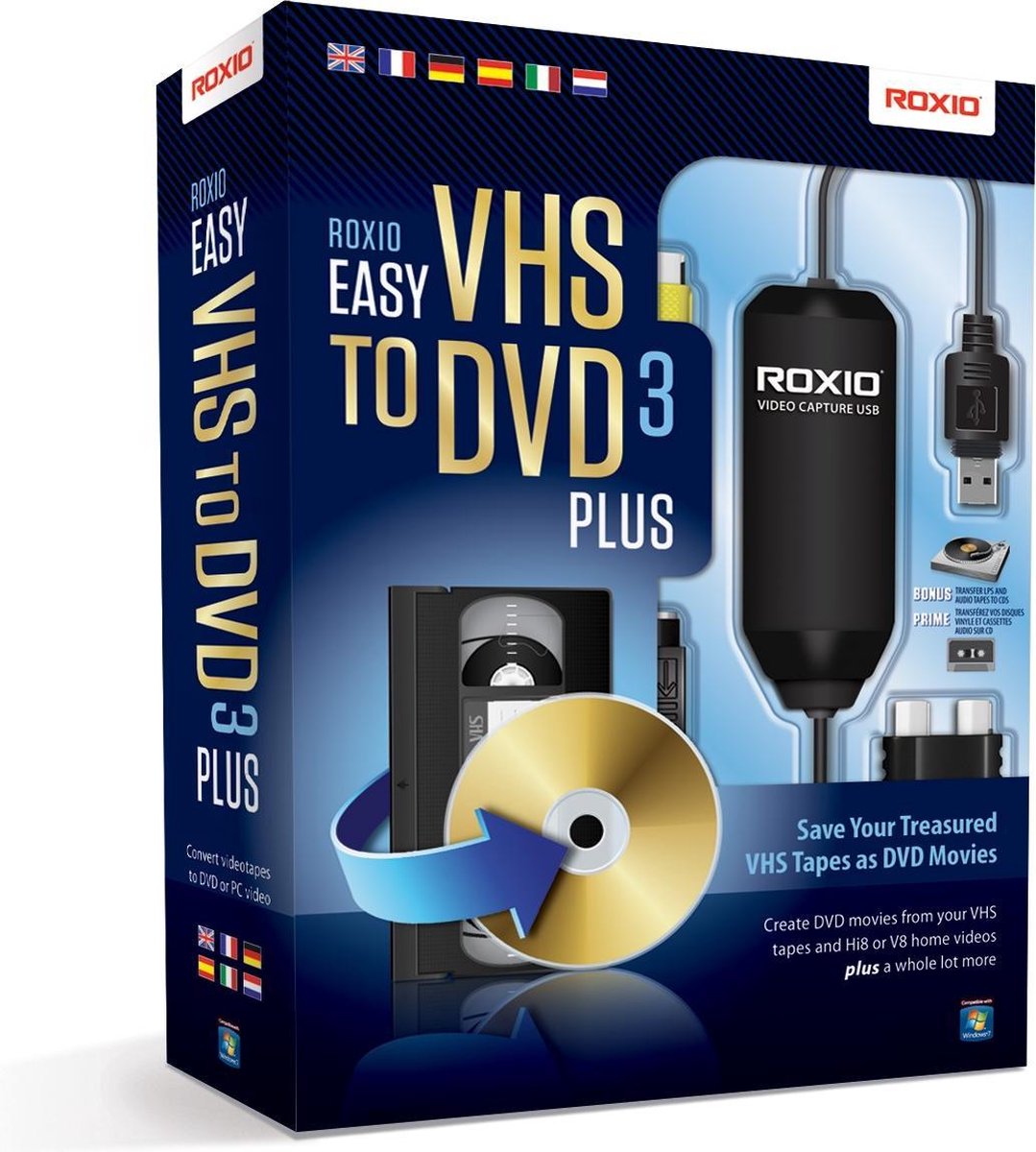 download roxio easy vhs to dvd 3 plus