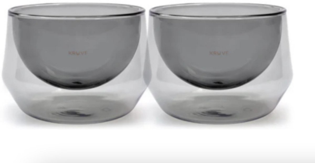 Kruve - Dark Series -Dark Series - Imagine Latte koffie en thee glas 250ml