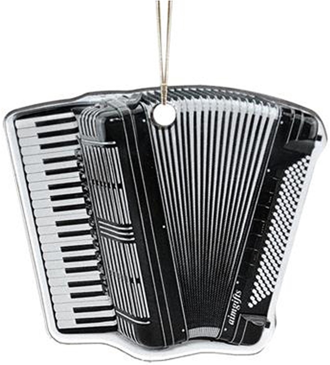 Music Gifts - Kerstversiering accordeon - Unieke muziekstijl - Acryl design