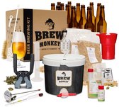 Brew Monkey Platinum Blond - Bierbrouwpakket - Brouwen met Verse Ingrediënten - Zelf Bier Brouwen Bierpakket - Startpakket - Gadgets Mannen - Vaderdagcadeau - Verjaardagscadeau voor Mannen