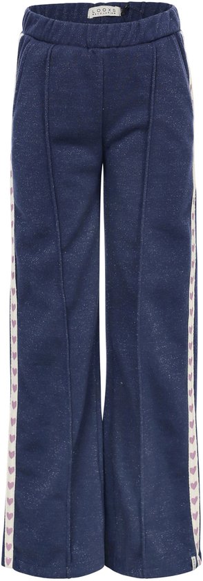 LOOXS Little 2601-7639-167 Pantalon Filles - Taille 122 - Blauw en 85% COTTON 15% LUREX