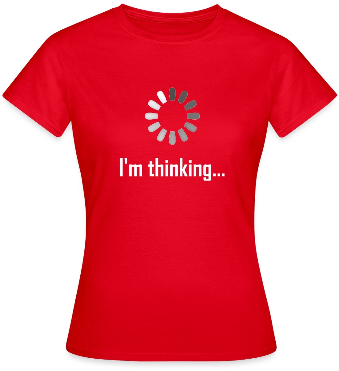 I'm Thinking Loading Icon T-Shirt Dames