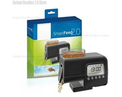 Sensova - Automatische Visvoeder - Voederautomaat Vissen - Automatische Voerbak - Digitale LCD Timer - 110 ml - Automatische Feeder voor Aquarium - Aquarium Voerautomaat - Vissen Voederautomaat