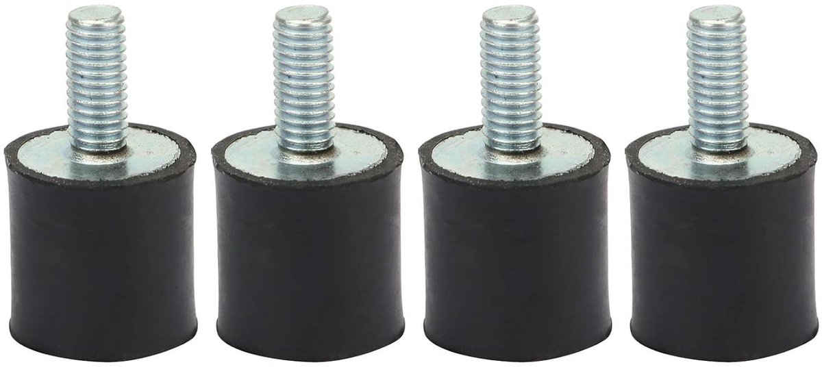 CSGoods - Rubberen isolatorbeugels voor trillingsdemping van bootspoelen - Set van 4 - M3/M5/M6 - Schokdempers - VD15 * 15 M5 * 12.