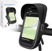 Nuvance Telefoonhouder Fiets - GSM Houder voor Fiets & Motor Stuur - Waterdicht - 360 Graden - Fietshouder voor Smartphones