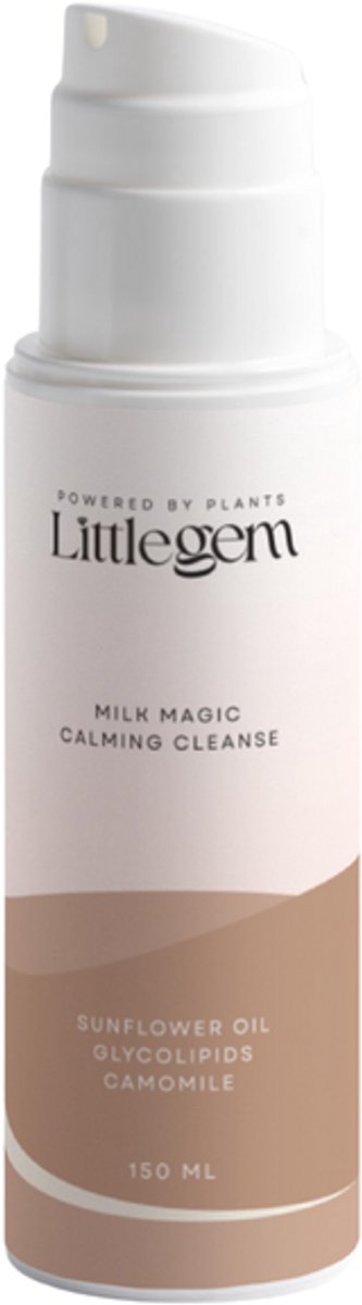 Natuurlijke van olie naar melk cleanser, Milky magic calming cleanse, zachte reiniging voor de gevoelige huid