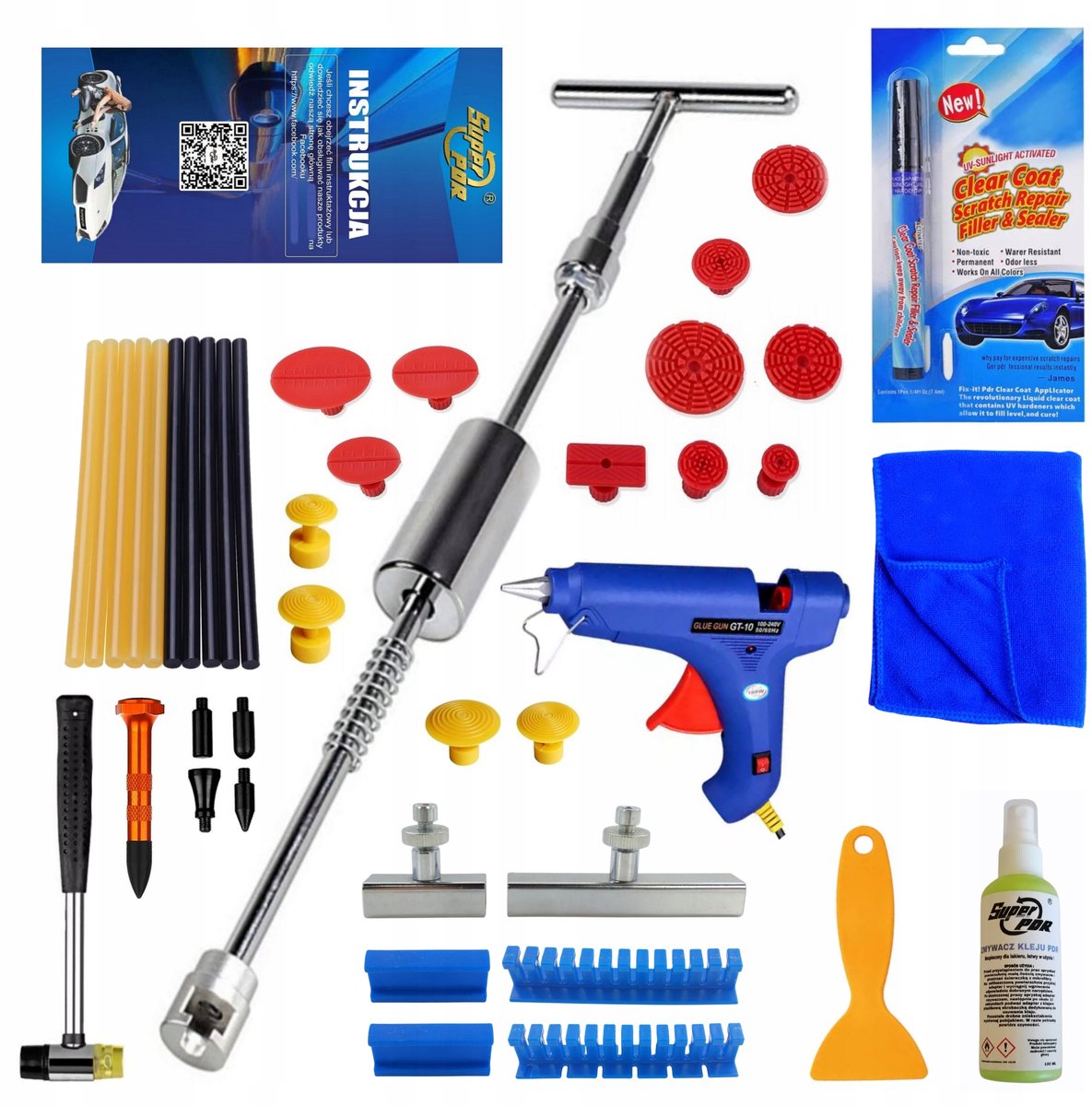 Professionele PDR-set met slagtrekker voor automatisch gebruik