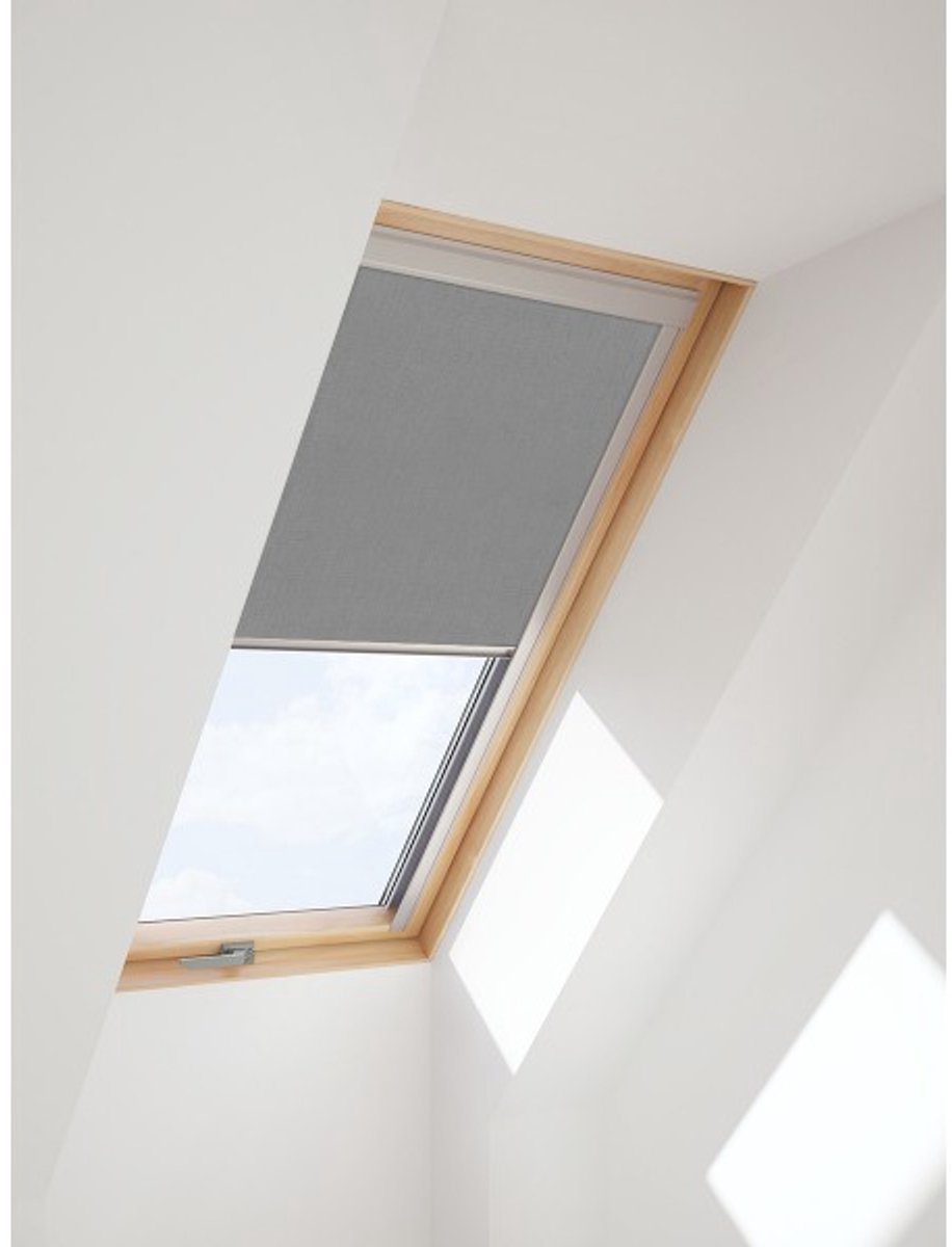 VELUX Dakraam Verduisterend Rolgordijn passend op VELUX M06, Grijs