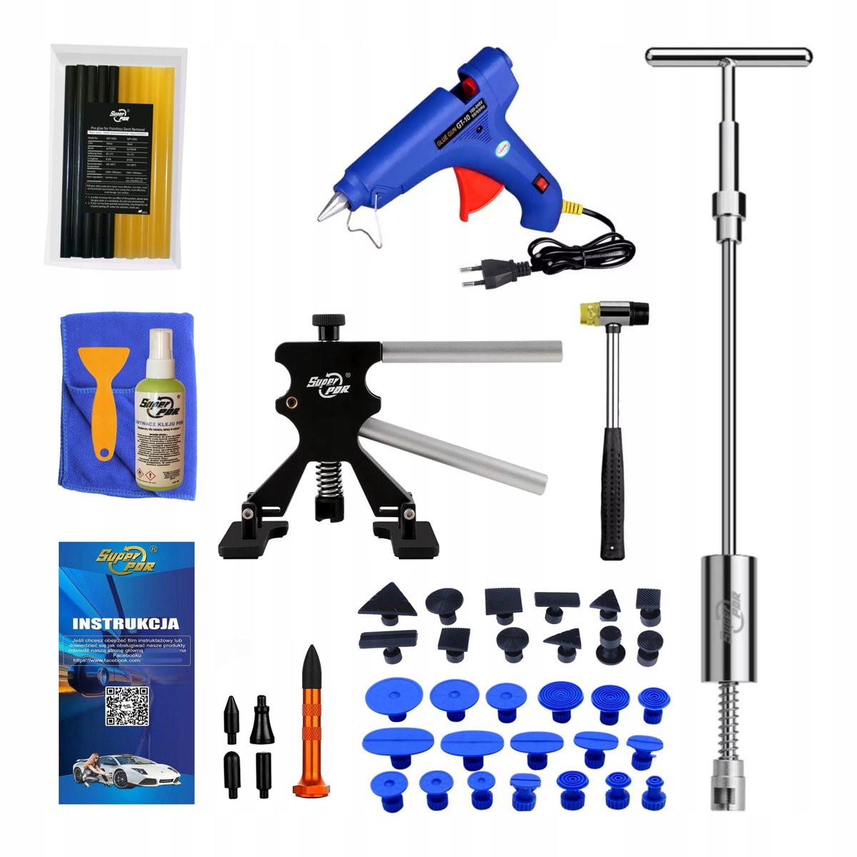 Professionele Deuk Verwijderaar Set - PDR Gereedschap