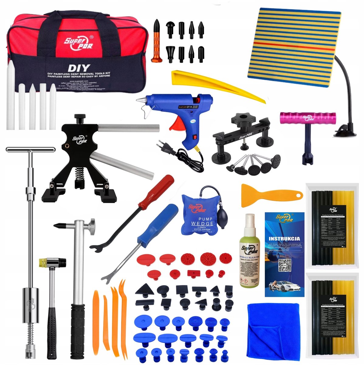 PDR Dentschade Reparatie Set - Compleet met Gereedschap & Lijm